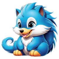 cute animal cartoon character illustration png