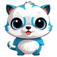 cute animal cartoon character illustration png