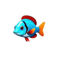 illustration de magnifique mer poisson png