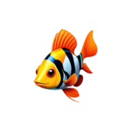 ilustración de hermosa mar pescado png