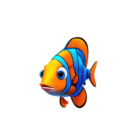 illustration de magnifique mer poisson png