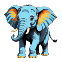 elefante mão desenhado ilustração png