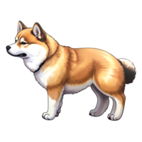 Akita Shepherd Dog Logo png