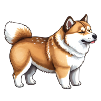 akita herde hund ikon design png