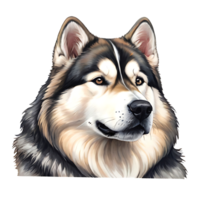 alaskan rouco cachorro logotipo png