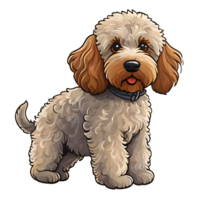 Airedoodle Hund Symbol Design png