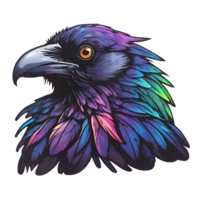 création de logo de corbeau png