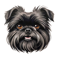 black dog icon design png