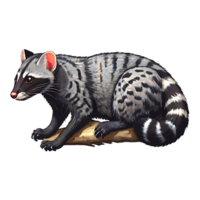 palm civet sticker ontwerp png