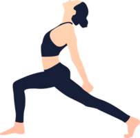 yogaställning silhuett png