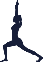 yoga pose silhouet png