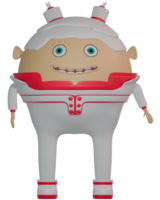 3d hembra personaje contento blanco rosado traje png