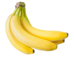 Bündel von Bananen auf transparent Hintergrund png