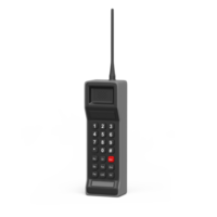 vecchio cellula Telefono 3d rendere png