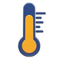 temperatuur icoon renderen 3d illustratie element png