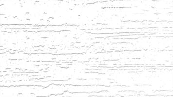 abstrakt einfarbig Muster mit grau horizontal blinkend zottig Linien auf Weiß Hintergrund, nahtlos Schleife. Animation. halt Bewegung bewirken mit ziehen um grau anders Streifen. video