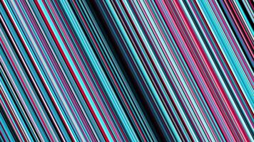 Colored lines open portal. Animation. Colorful bright lines move diverging from center, revealing dark stripe. Multi-colored lines open dark gap of portal to another world video