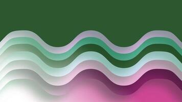 Abstract color background with layers. Motion. Beautiful multi-colored layers change colors of backdrop. Wavy layers move and change the colors of backdrop video