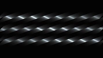 tissé lignes bouge toi horizontalement. mouvement. coloré lignes avec pente créer plexus effet. lignes bouge toi dans courant avec illusion de plexus sur noir Contexte video