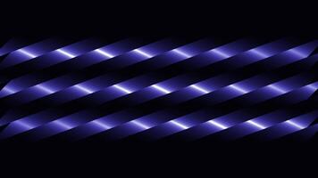 gewebte Linien Bewegung horizontal. Bewegung. farbig Linien mit Gradient erstellen Plexus Wirkung. Linien Bewegung im Strom mit Illusion von Plexus auf schwarz Hintergrund video