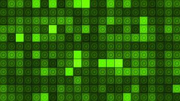 Colored background with flashing squares. Motion. Mosaic background with colored flashing squares. Background of many squares with moving and flashing colors video