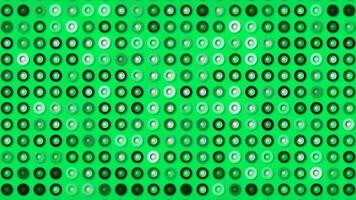 Colored background with changing colors of rings and dots. Motion. Background of dots with matching different color rings. Dot pattern with changing colors of circles and rings video