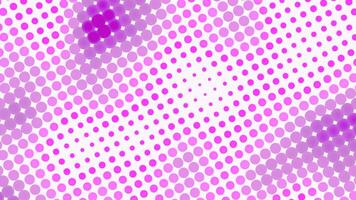 Dot pattern on white background moves like waves. Design. Colored dots of different sizes move creating effect of waves on surface. Waves of dots on white background video