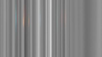 Abstract flight through the monochrome tunnel with vertical lines and colorful light flares, seamless loop. Design. Endless corridor with grey and white stripes. video