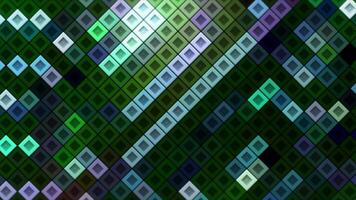 Abstract diagonal square mosaic pattern background, seamless loop motion graphics. Motion. Flickering tile silhouettes. video