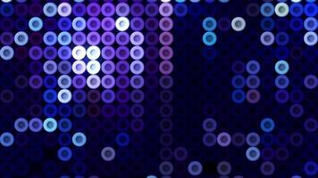 Abstract round shaped buttons flickering backgrounds, seamless loop. Motion. Vertical rows of glowing circles in blinking motion. video