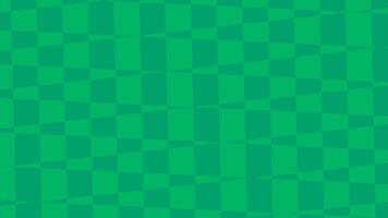 calidoscópico patrón, azul y verde geometría antecedentes. diseño. Moviente y hilado cruce rayas de triangulos y cuadrícula. video