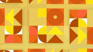 Bright geometric shapes.Motion.Bright geometric shapes in the animation of a small size change sizes video