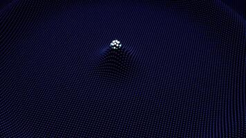 svart bakgrund .design. en svart ljus bakgrund på som en vit ljus spiral rör sig i 3d abstraktion. video