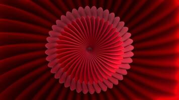 Abstract red spiral. Background.Motion. Bright background with red circles with corners that go down and up video