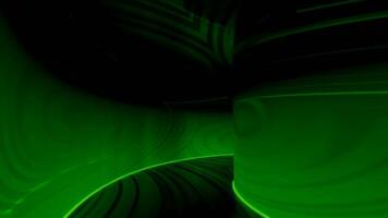 Orange and green background.Design. A beautiful abstraction in which two tunnels with colored rays move forward and do not stop . video