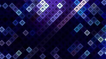 Abstract diagonal square mosaic pattern background, seamless loop motion graphics. Motion. Flickering tile silhouettes. video