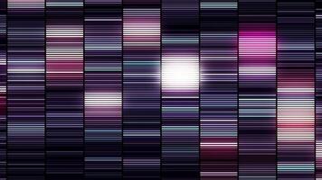 Background with stripes of moving flashing lines. Motion. Glamorous background of shimmering stripes on black background. Beautiful lines twinkle and move in stripes video