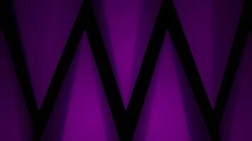 Red and purple background.Design. An abstraction in which long black lines create triangles and make movements in 3d format. video