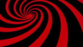 Black background.Design. Bright red swirling lines in abstraction . video