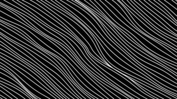 The background is made with elements of abstraction. Motion. Bright red and dark black background on which bright white thin lines flicker and move like snakes video