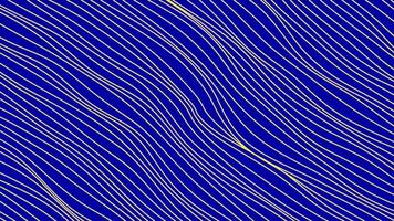 Thin wavy lines move diagonally. Motion. Radio waves move bending in diagonal stream. Stream of slowly moving fine lines or threads video