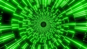 Abstract light streak background, technology concept. Design. Green light, Hi speed internet background with glowing narrow green rays. video