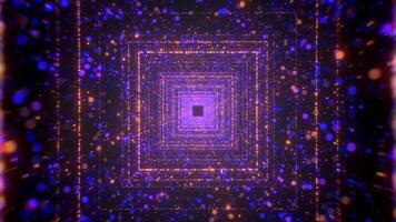 violet abstraction. mouvement. une brillant lilas Contexte sur lequel grand carrés faire en haut le couloir video