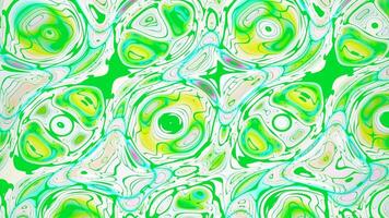 Green blurry drawing. Design. Bright spots of green color shimmer in abstraction. video