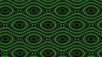 Background. Design. The green and orange background on which the circles are lit widen and narrow and create a kaleidoscope effect. video