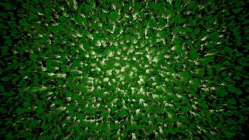 verde sfondo nel astrazione.design. luminosa dettagli piace erba nel astrazione quello crescere e autunno nel 3d. video