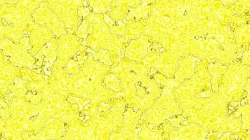 Abstract 3d liquid texture of yellow color, seamless loop. Design. Bright moving and transforming bubbles foam. video
