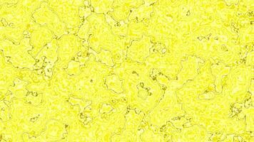 abstrait 3d liquide texture de Jaune couleur, sans couture boucle. conception. brillant en mouvement et transformer bulles mousse. video