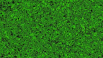 Liquid pattern of matrix. Design. Green background of glitch is approaching becoming pattern of liquid lines. Background of cybernetic liquid pattern of matrix video