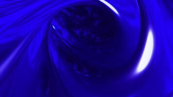 Moving tunnel of swirling liquid. Design. 3D tunnel with swirling dense liquid. Dense colored liquid swirls in tunnel video